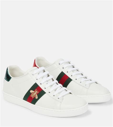 gucci trainer with nre|gucci ace watersnake trim.